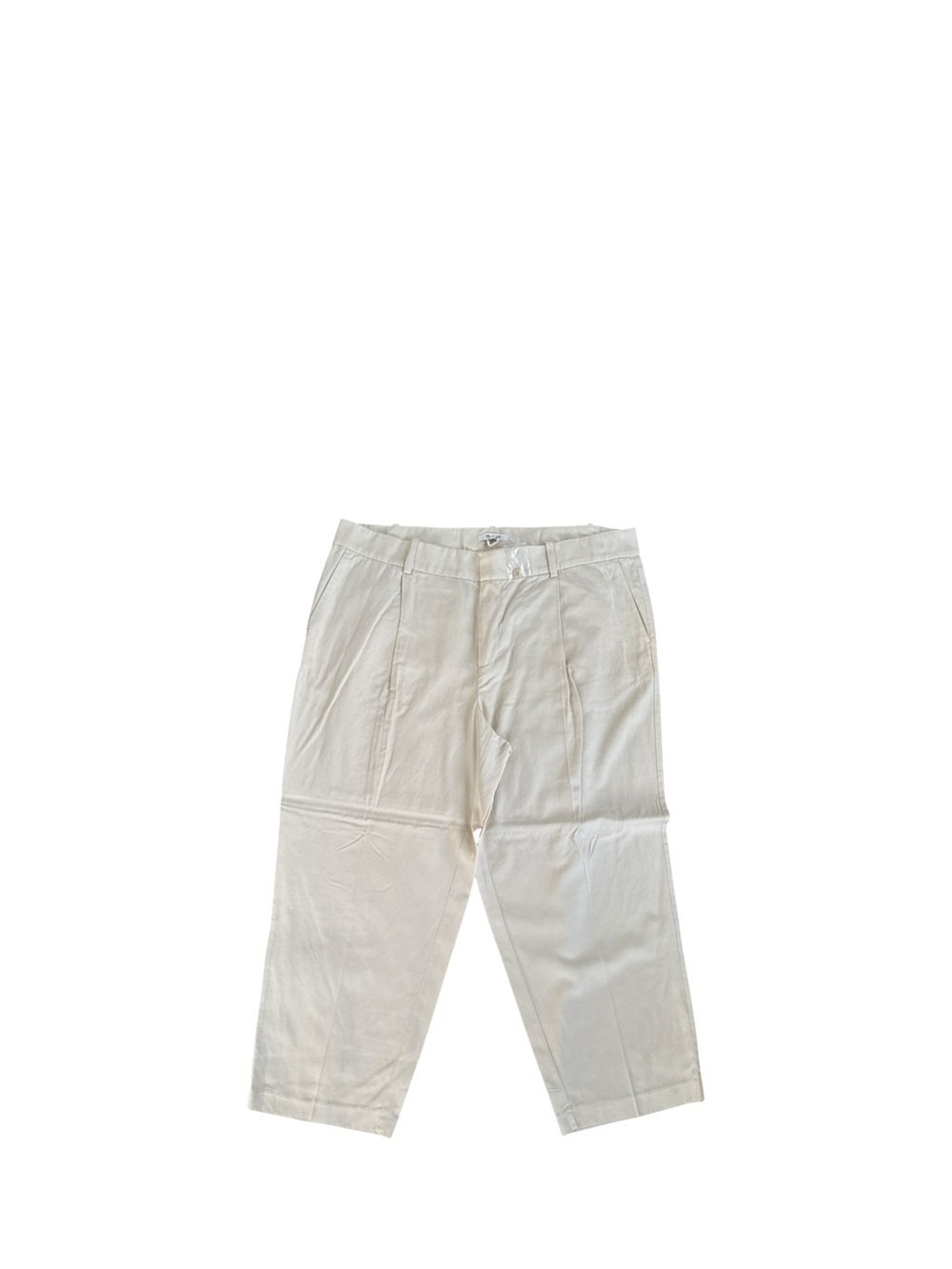 NWT Madewell Women's Cream CB Casual Pleated Pants